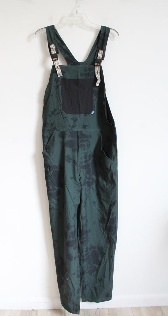 Kavu Green & Black Hilly Billy Stretch Overalls | S