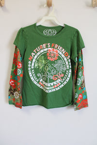 Children's Place Nature's Friends Green Top | 7/8