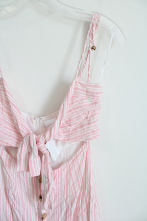 NEW Skyler + Madison Pink Striped Dress | S