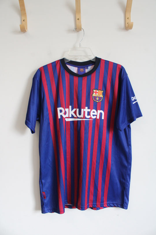 FC Barcelona Rakuten #10 Messi Shirt | L