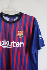 FC Barcelona Rakuten #10 Messi Shirt | L