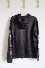 Black & Tan Army West Point Rugby Hoodie | M