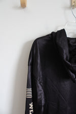 Black & Tan Army West Point Rugby Hoodie | M