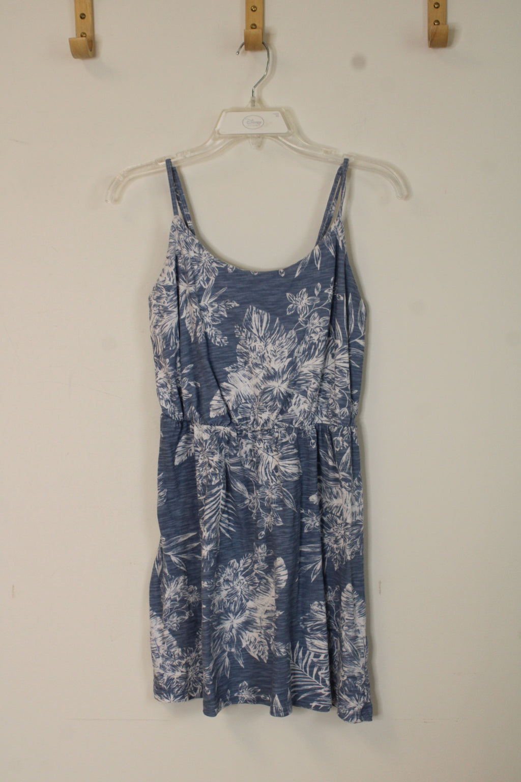 old navy blue and white floral dress Old Navy Women's Dress Size Small Blue White Floral 3/4 Sleeve Shift Zip  Closure