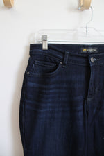 Lee Relaxed Fit Straight Leg Mid Rise Dark Wash Jeans | 8 Petite