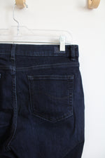 Lee Relaxed Fit Straight Leg Mid Rise Dark Wash Jeans | 8 Petite