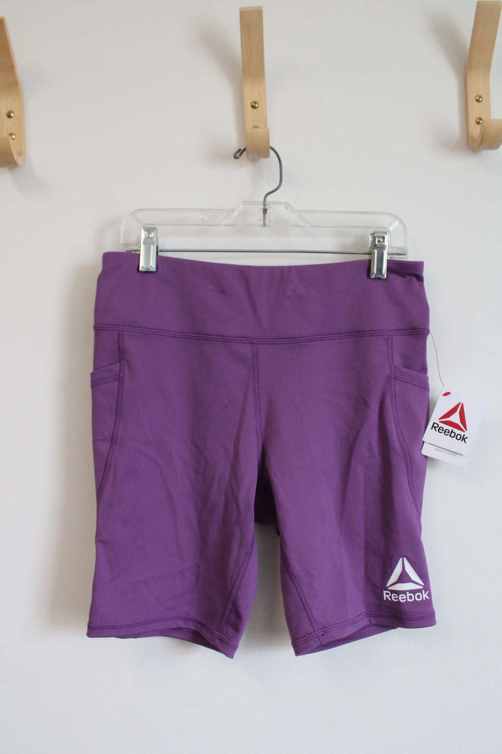 NEW Reebok Purple Biker Shorts | Youth XL (14/16)