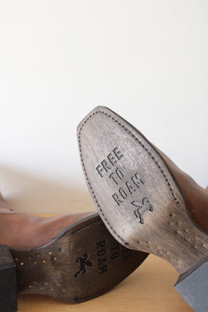 NEW Idyllwind Tumbleweed Tan Square-Toed Cowgirl Boots | Size 7