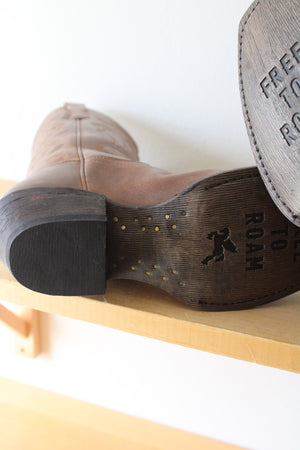 NEW Idyllwind Tumbleweed Tan Square-Toed Cowgirl Boots | Size 7
