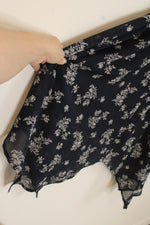 NEW Exhilaration Navy and White Floral Dress | M