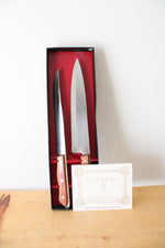 Maxam Precision Hollow 2-Piece Stainless Steel Knife Set |