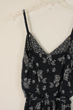 NEW Exhilaration Navy and White Floral Dress | M