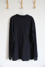 NEW Chaps Navy Blue Long Sleeved Polo Shirt | XXL