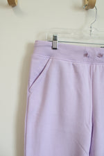 NEW Tek Gear Mid-Rise Flare Lavender Fleece Lined Jogger Sweatpants | Youth 16 Plus