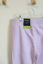 NEW Tek Gear Mid-Rise Flare Lavender Fleece Lined Jogger Sweatpants | Youth 16 Plus
