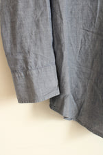 J. Crew Gray Button Up Collared Shirt | XL
