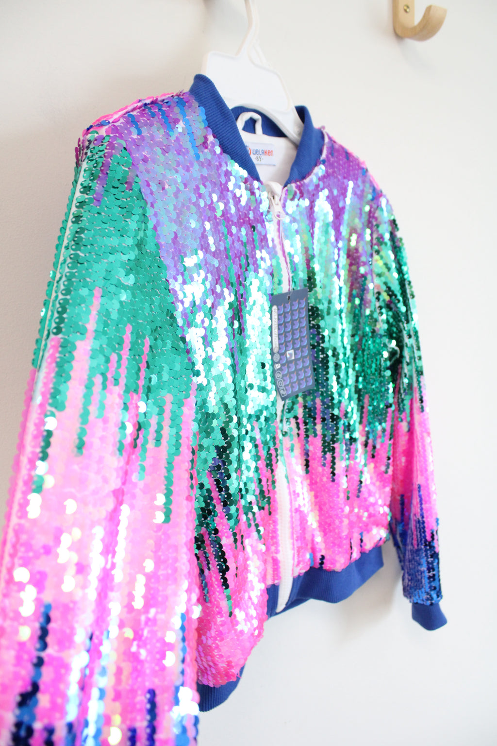 NEW Welaken Colorful Sequined Jacket | Youth 8