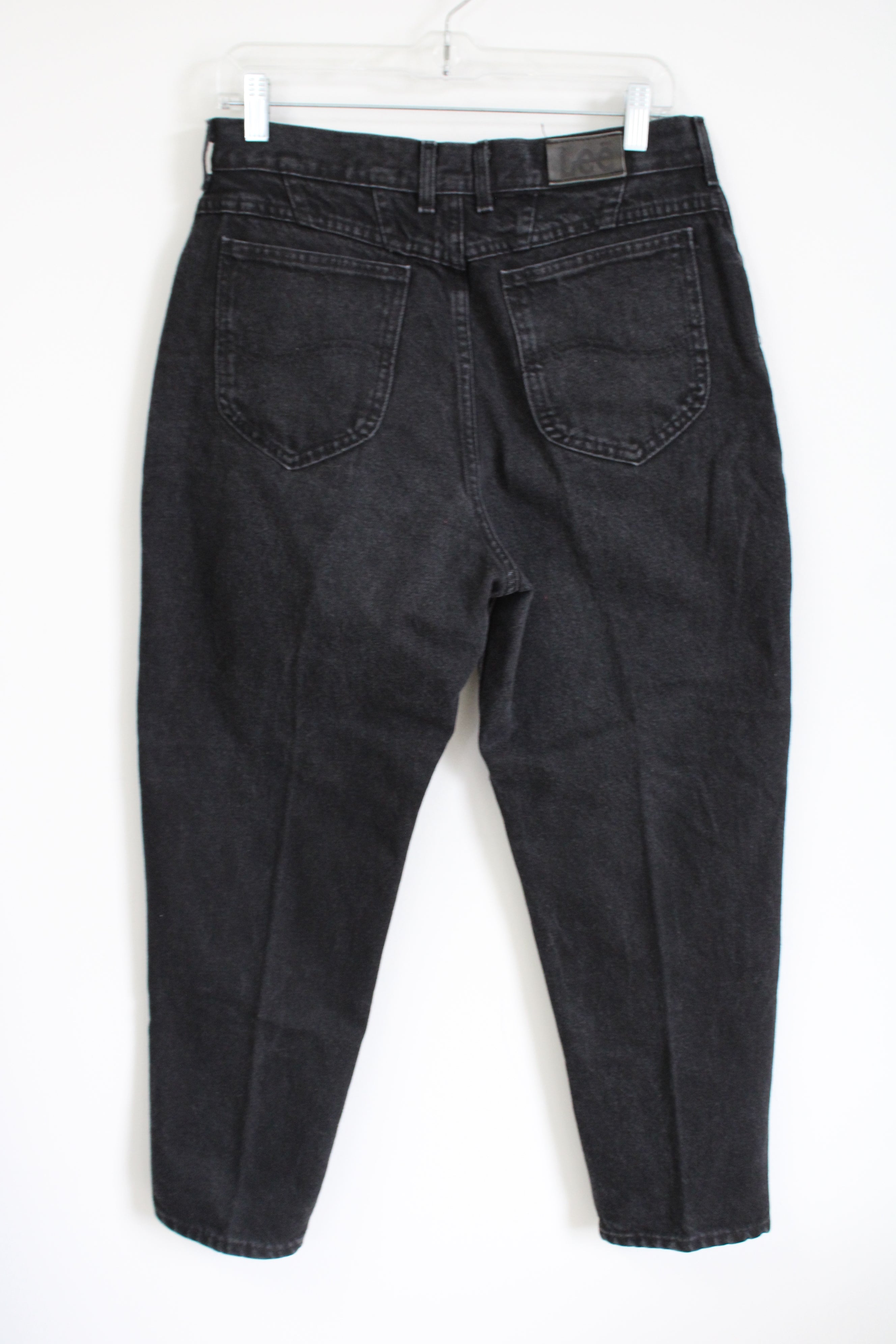 Vintage Lee Black Denim Jeans | 14 Petite