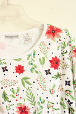 NEW Bonnie Evans Pointsetta Floral Long Sleeve Shirt | XL