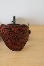 Leather Engraved Western Spurs