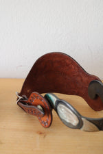 Leather Engraved Western Spurs