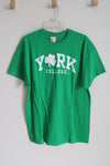 NEW York College Green Short Sleeved Shirt | L