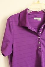 Callaway Purple Athletic Polo Shirt | L