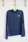 Under Armour Blue Patterned Lightweight Hoodie | Youth XL