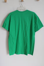 NEW York College Green Short Sleeved Shirt | L