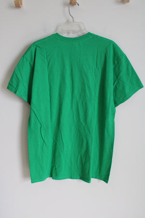 NEW York College Green Short Sleeved Shirt | L