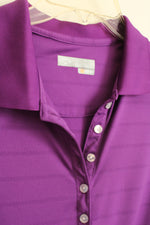 Callaway Purple Athletic Polo Shirt | L