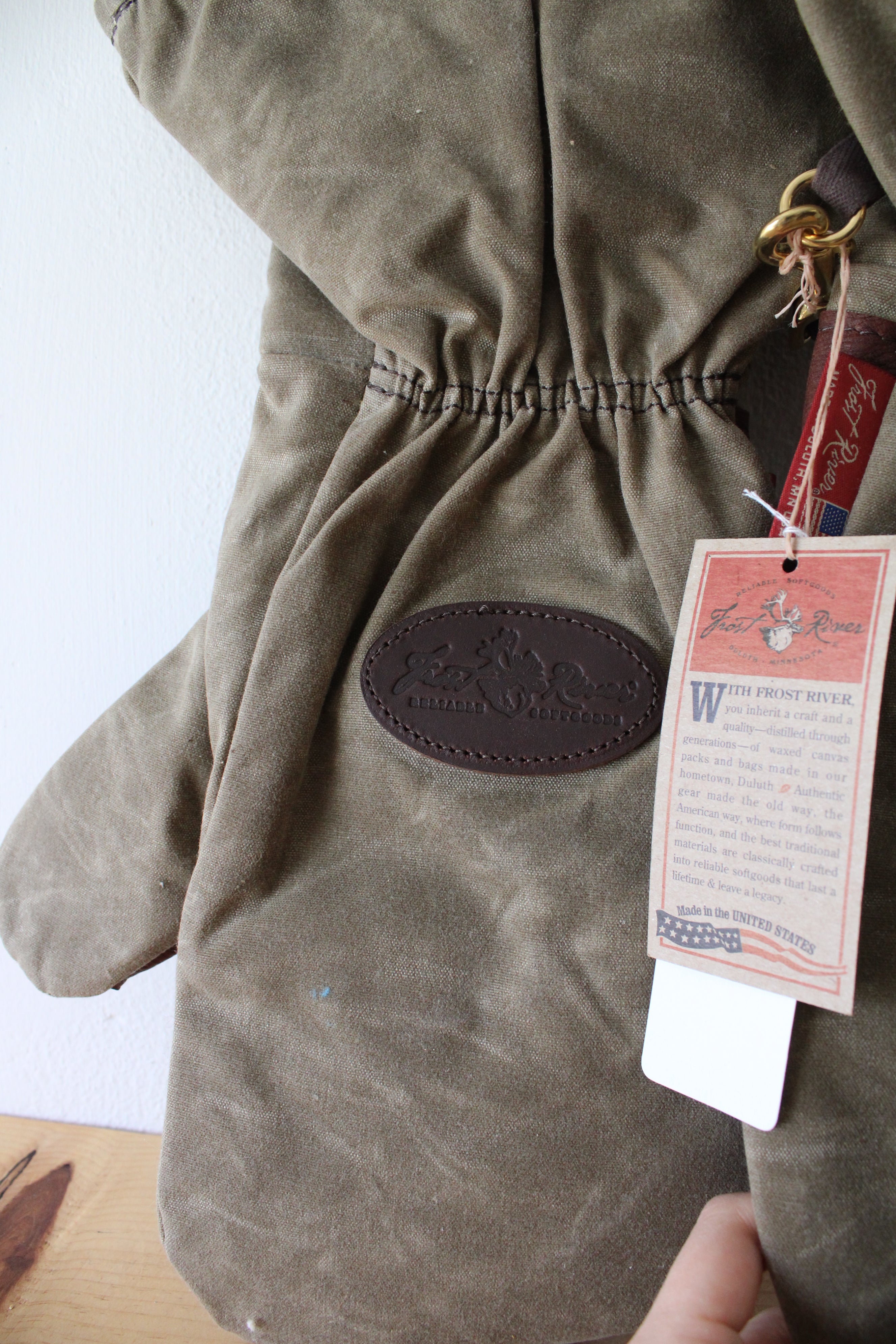NEW Frost River Great Northern Choppers Field Tan Glove Mittens | XL