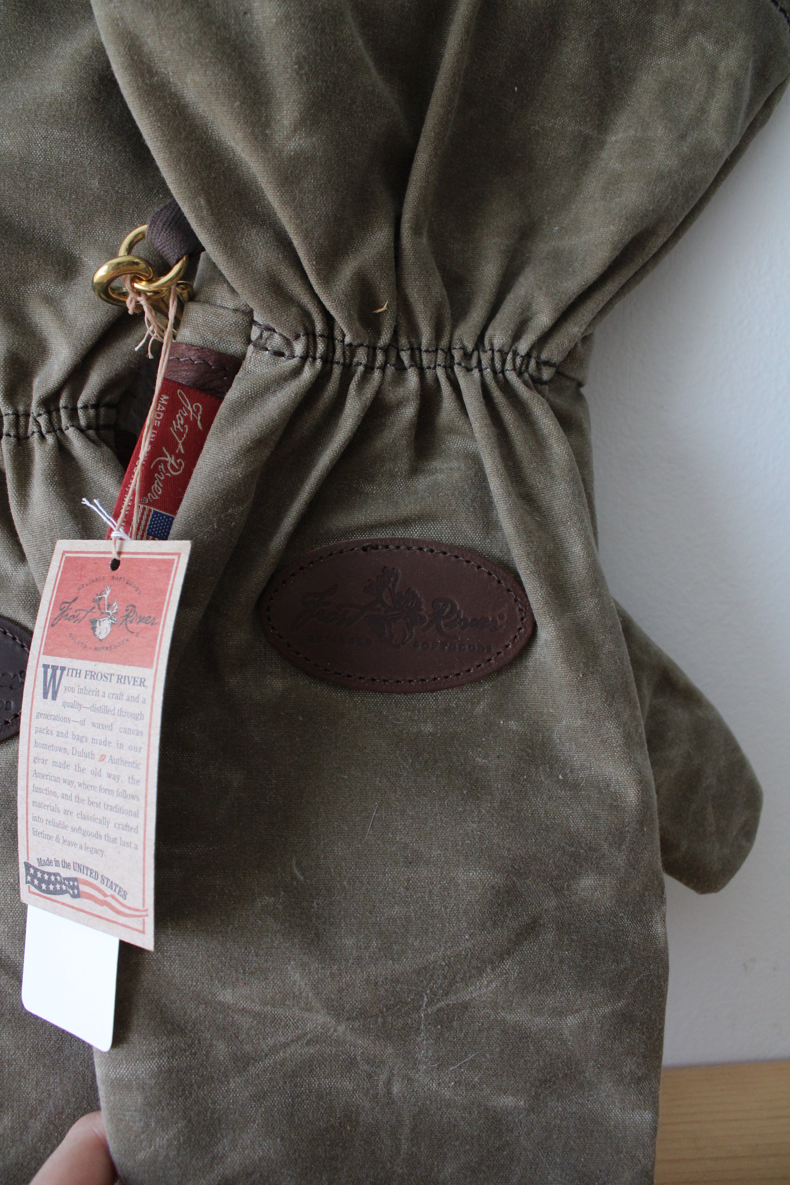 NEW Frost River Great Northern Choppers Field Tan Glove Mittens | XL