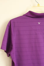 Callaway Purple Athletic Polo Shirt | L