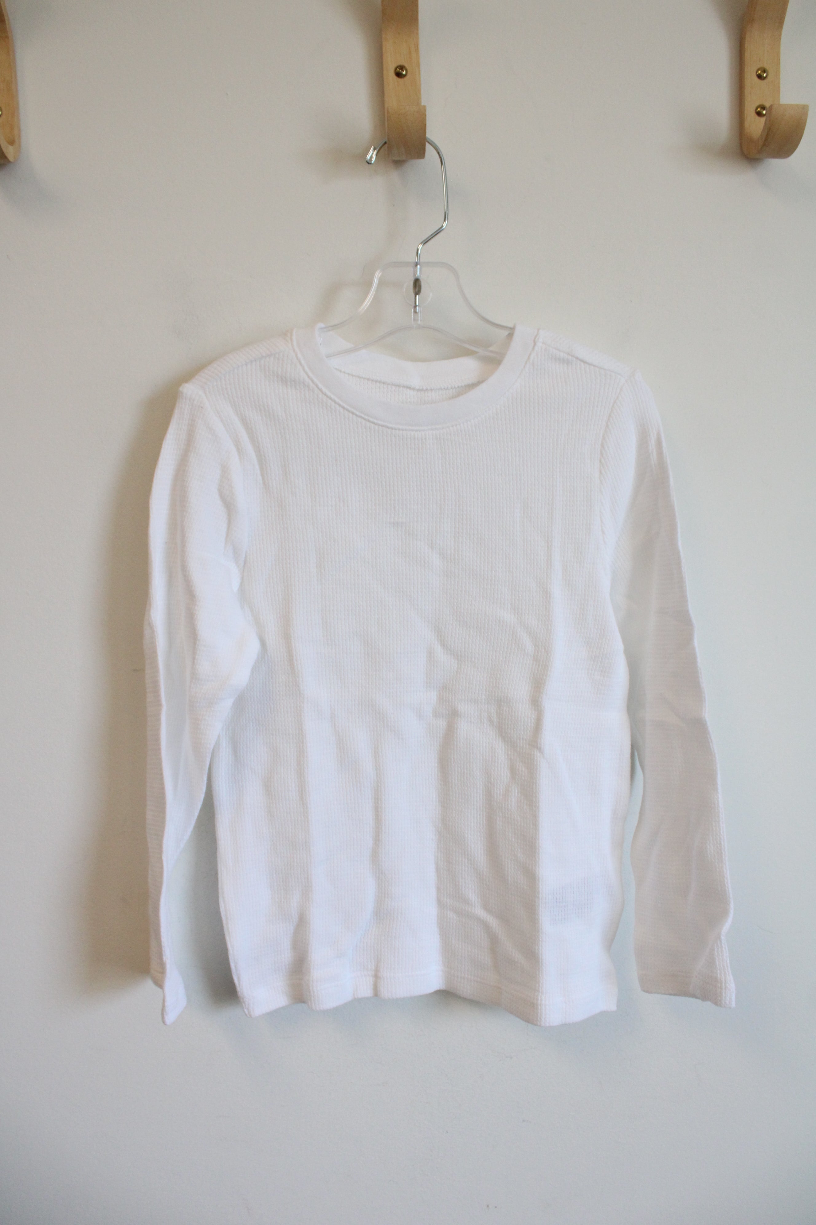 NEW Old Navy White Waffle Knit Long Sleeved Shirt | 5T
