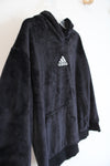 Adidas Black Fuzzy Hoodie | Youth 14