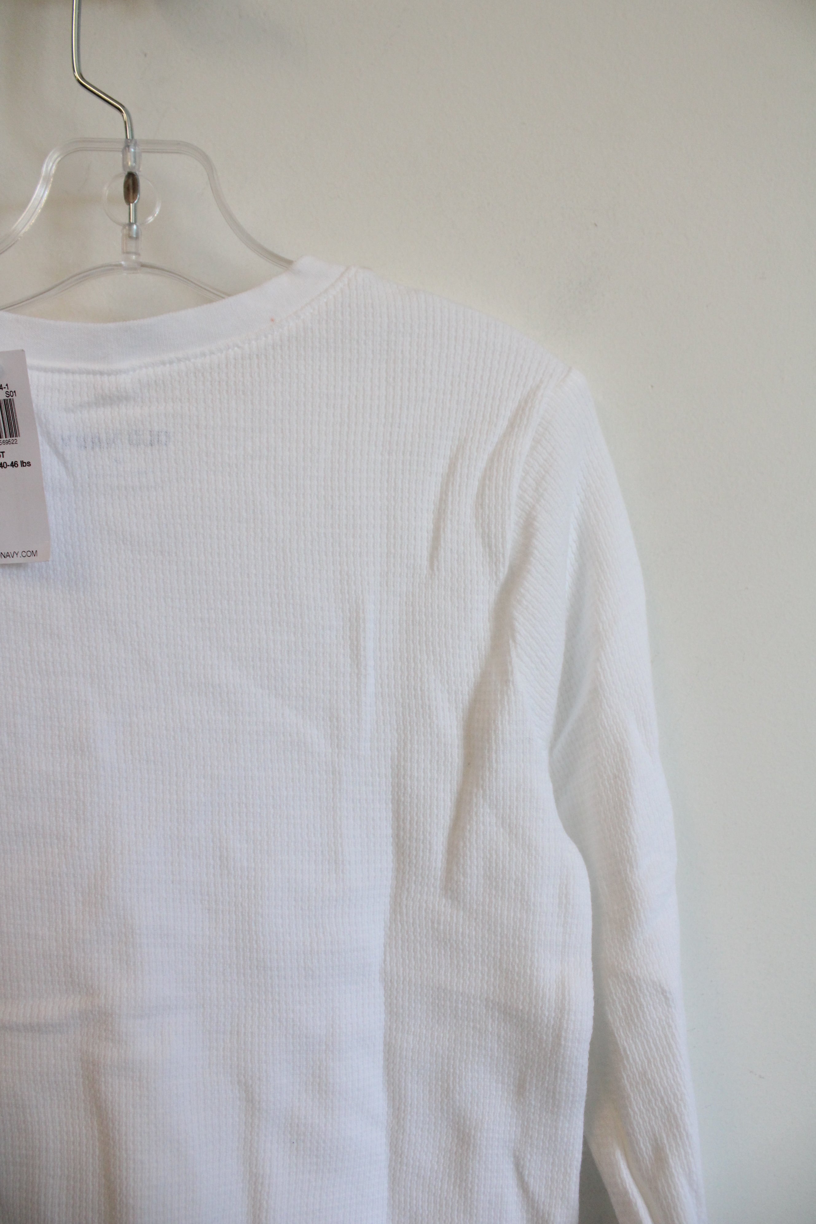 NEW Old Navy White Waffle Knit Long Sleeved Shirt | 5T