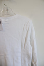 NEW Old Navy White Waffle Knit Long Sleeved Shirt | 5T