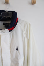 Vintage Nautica White Red & Blue Windbreaker | M
