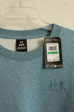 Under Armor Heather Blue Oversized Crewneck Sweatshirt | L