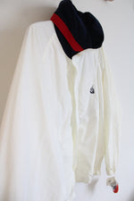 Vintage Nautica White Red & Blue Windbreaker | M