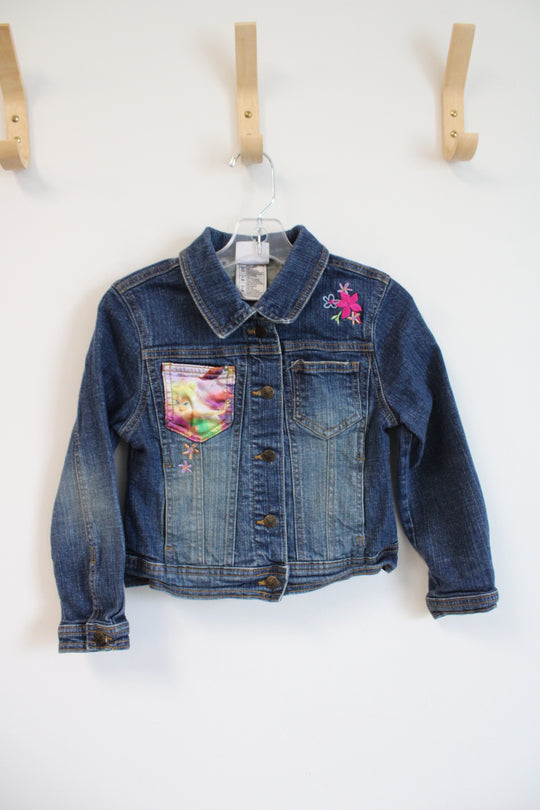 Disney Fairies Embroidered Denim Jacket | Youth S (5/6)