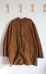 Billy Reid Three-Way Brown Hooded Parka Jacket | XXL
