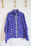 Columbia Purple Patterned Fleece Jacket | Youth 14/16