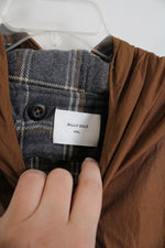Billy Reid Three-Way Brown Hooded Parka Jacket | XXL