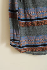 Woolrich Western Printed Rouched Turtleneck | XL