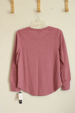 NEW Architect Mauve Long Sleeve Ribbed Shirt | M