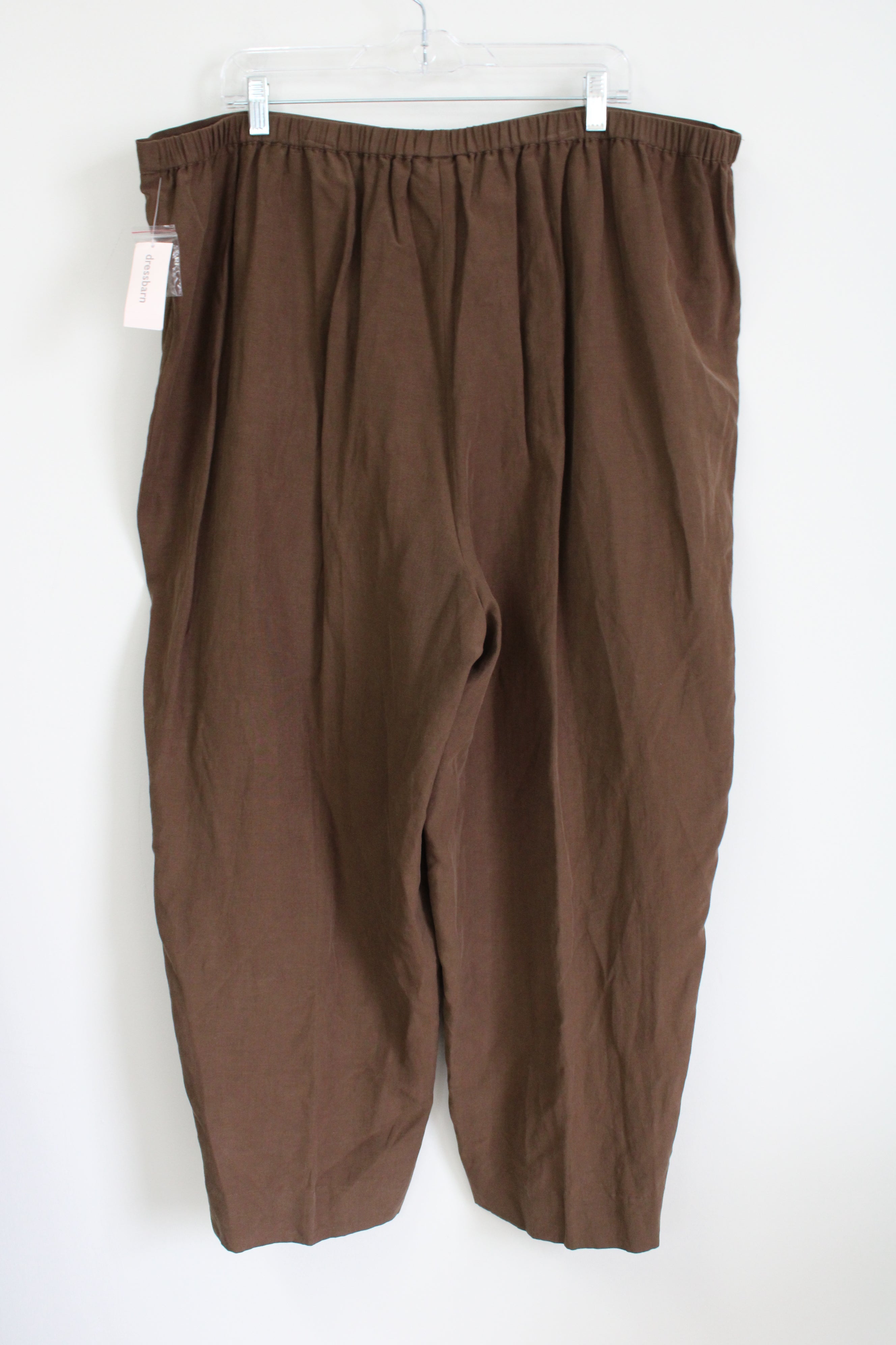 NEW Dressbarn Silk & Linen Drawstring Pants | 24W