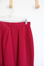 NEW Oleg Cassini Vintage Red Blazer & Skirt Set | 10