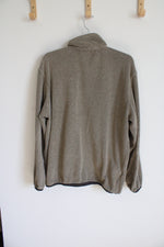Dri-Duck Sage Green 1/4 Button Pullover Sweatshirt | M